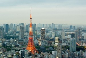 nejvyšší televizní věž na světě Tokio