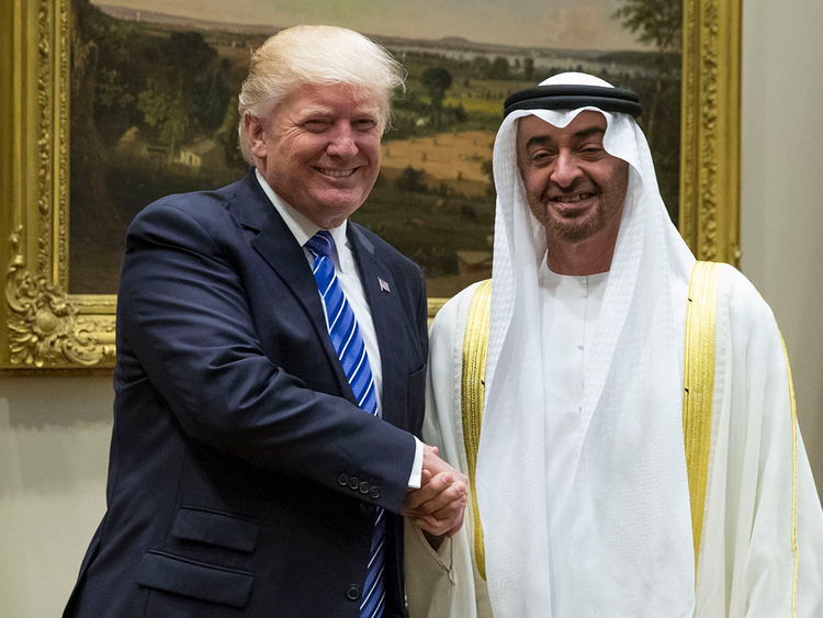 Donald Trump Mohammed bin Zayed