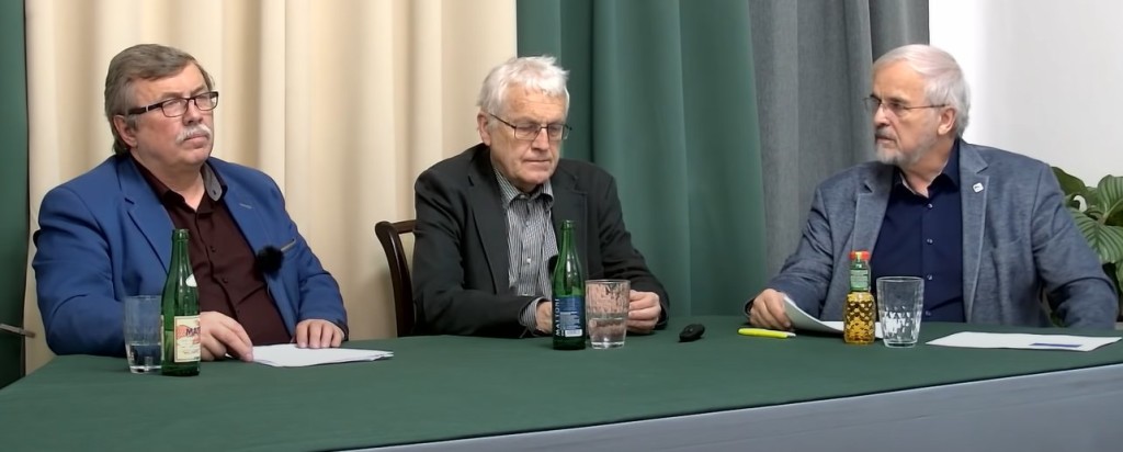 Doc. RNDr. Jan Pokorný, CSc., Ing. Zdeněk Jandejsek, CSc., moderuje MUDr. Ivan David, CSc.