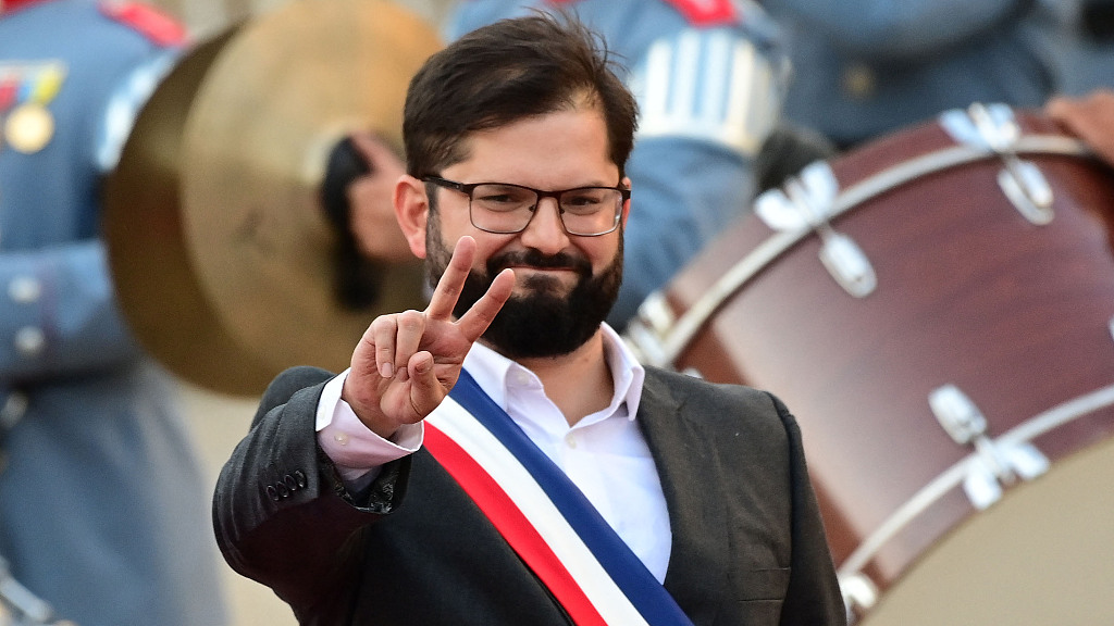 Nový chilský prezident Gabriel Boric