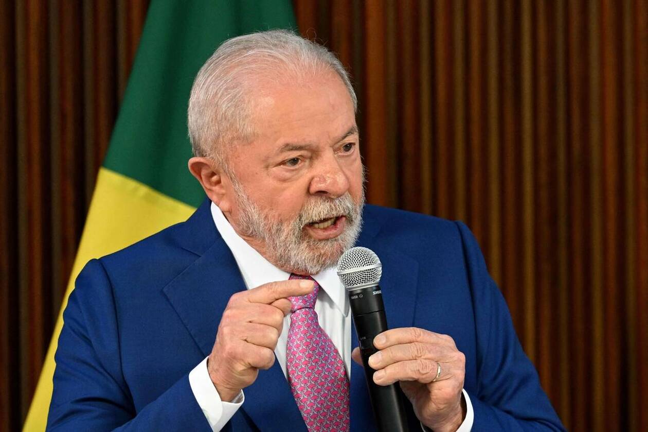 Prezident Lula 6. ledna 2023 v Brasílii